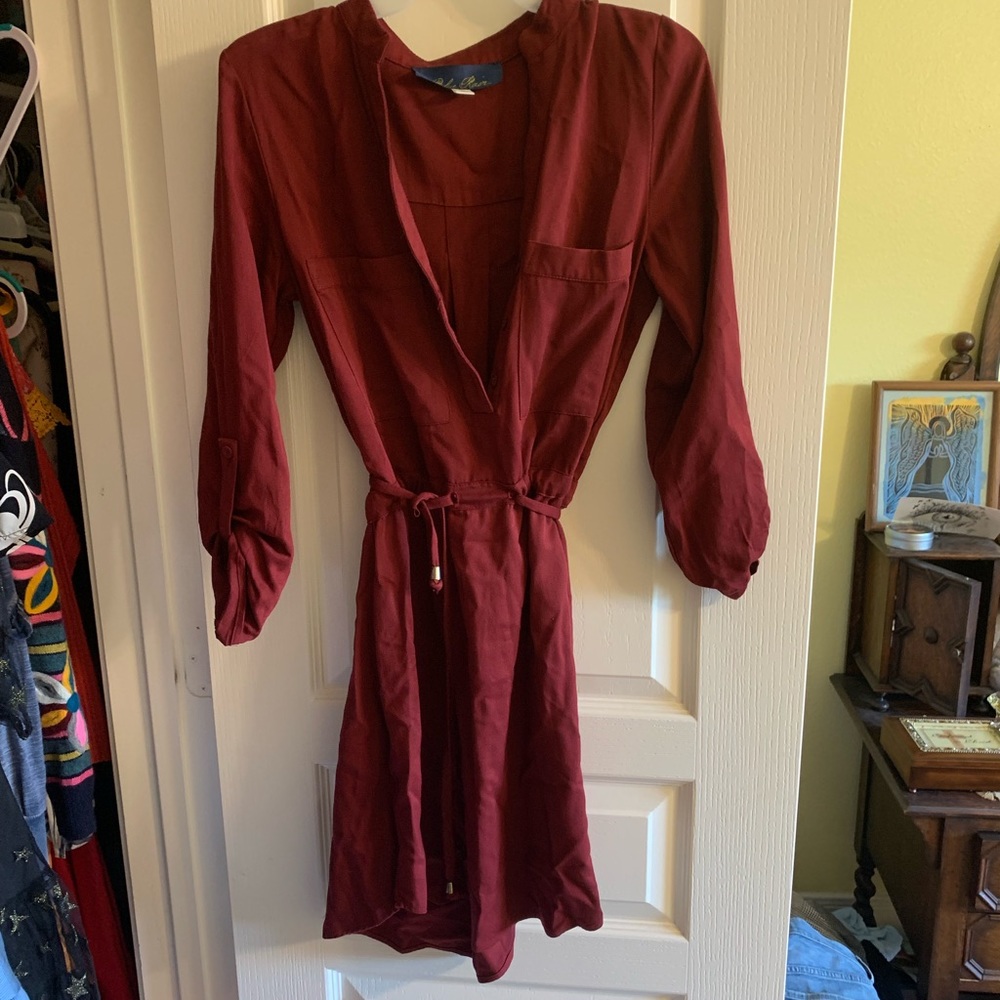 Maroon dress